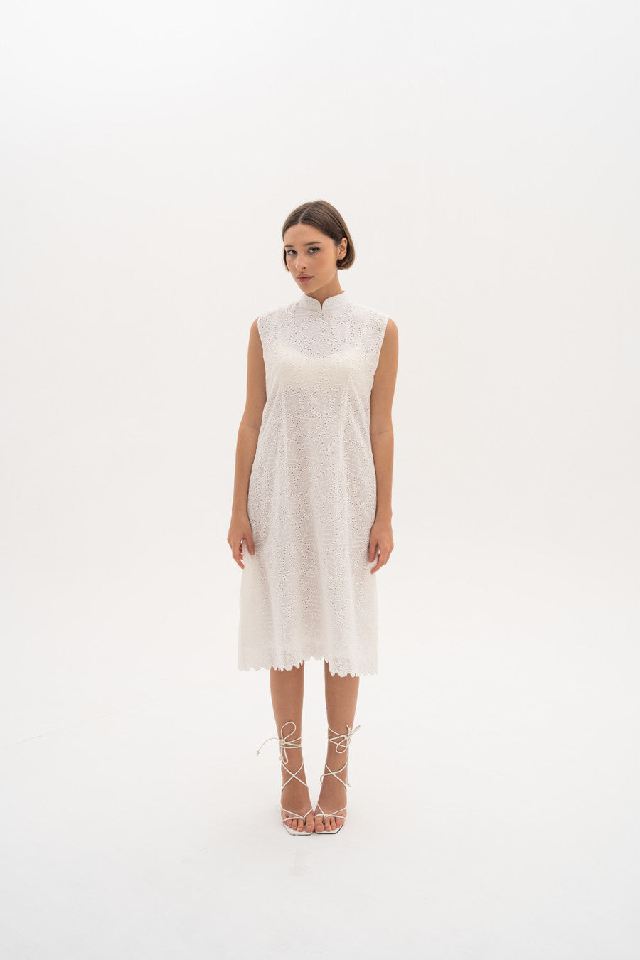 Midi Dress Shibori with Patchwork