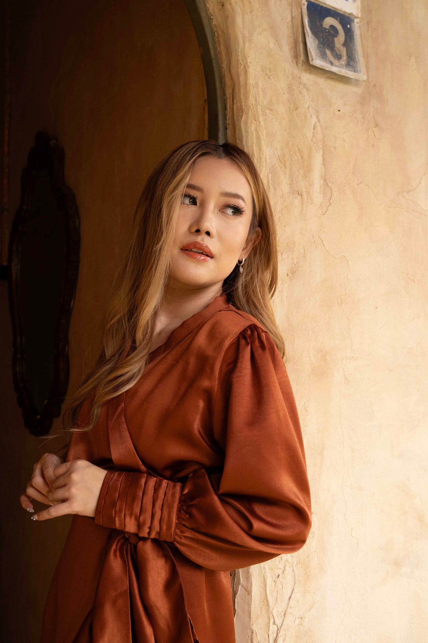 Robe portefeuille kimono Stella