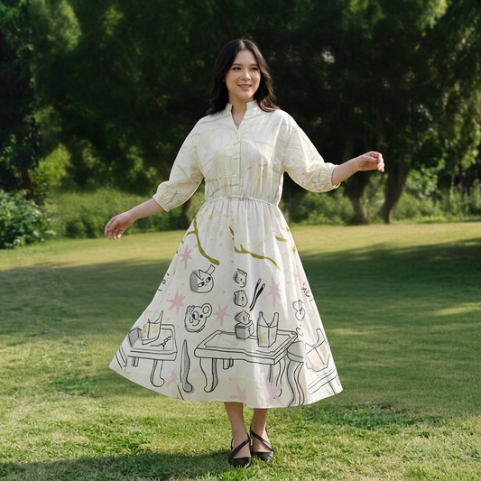 Leora 喇叭裙