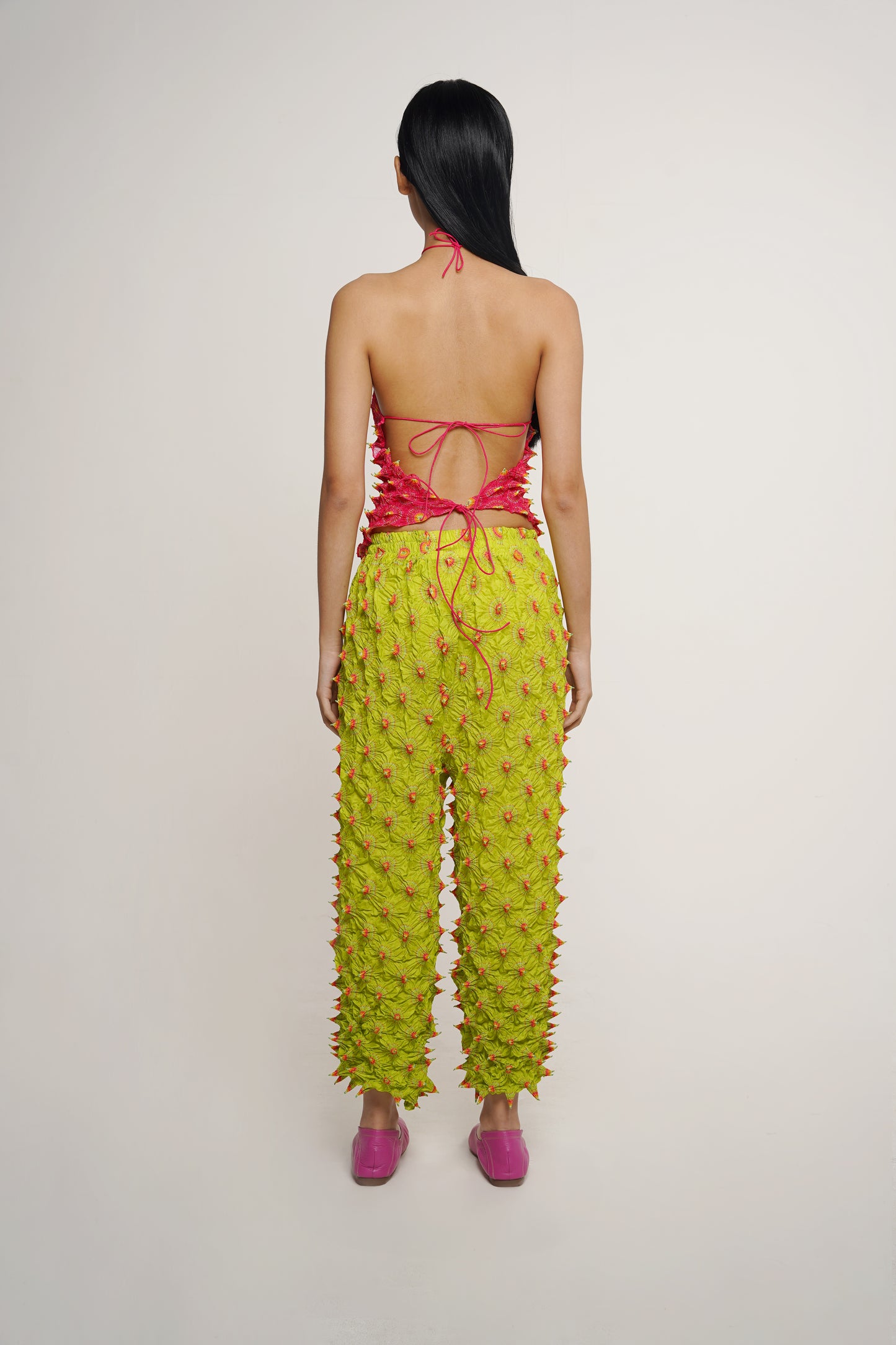 FUGU SQUARE HALTER TOP MAGENTA (PRE-ORDER)