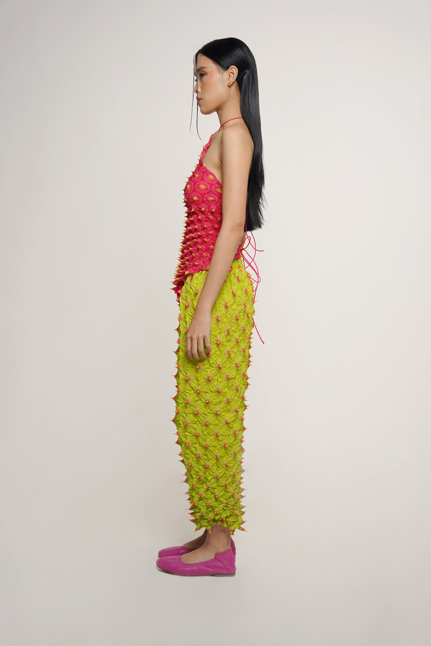 FUGU SQUARE HALTER TOP MAGENTA (PRE-ORDER)