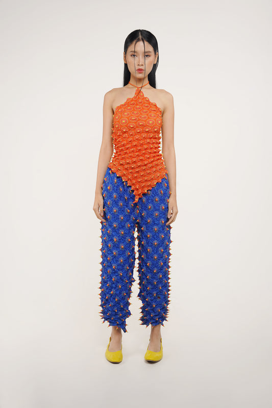 FUGU SQUARE HALTER TOP TANGELO (PRE-ORDER)