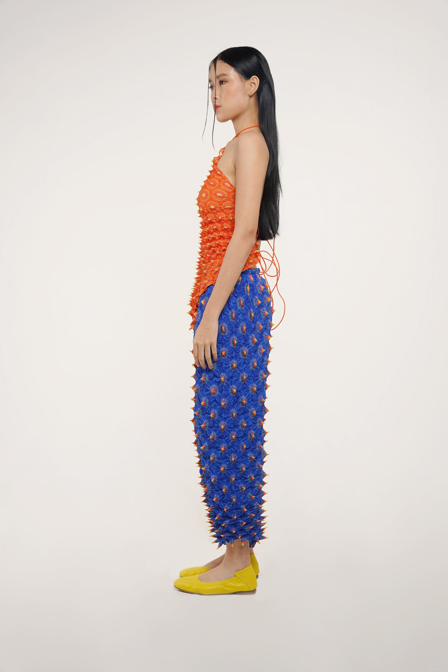 FUGU SQUARE HALTER TOP TANGELO (PRE-ORDER)