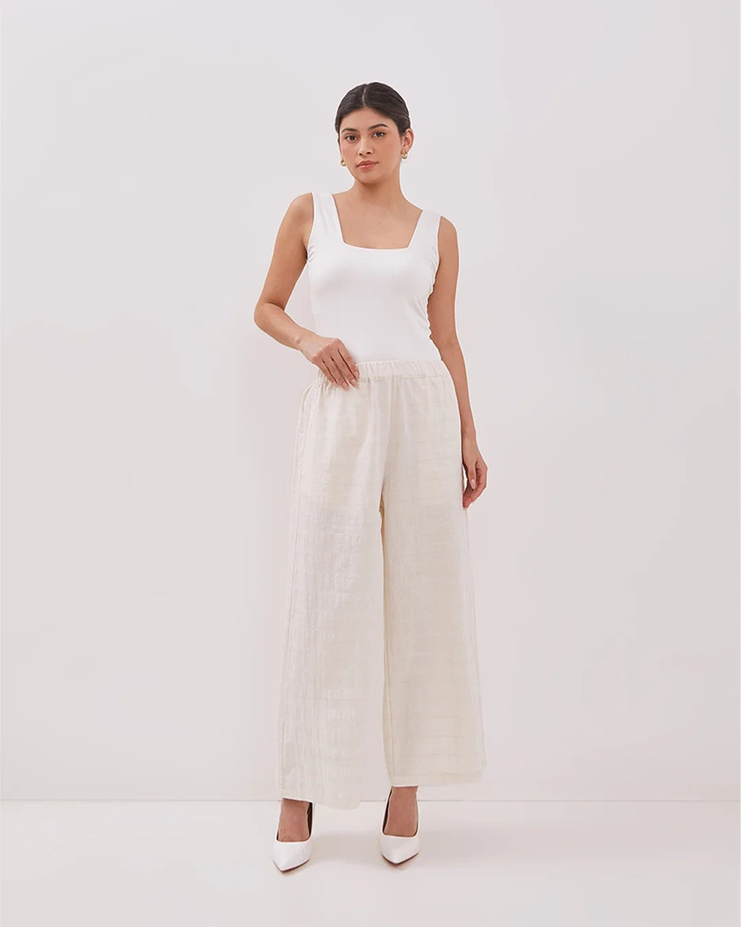 LOOMA LONG PANT WHITE