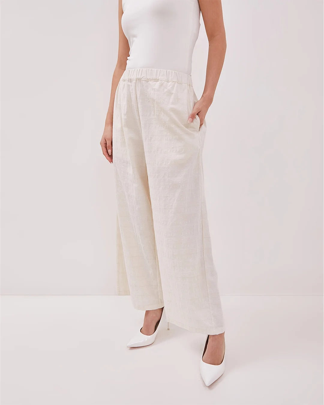 LOOMA LONG PANT WHITE