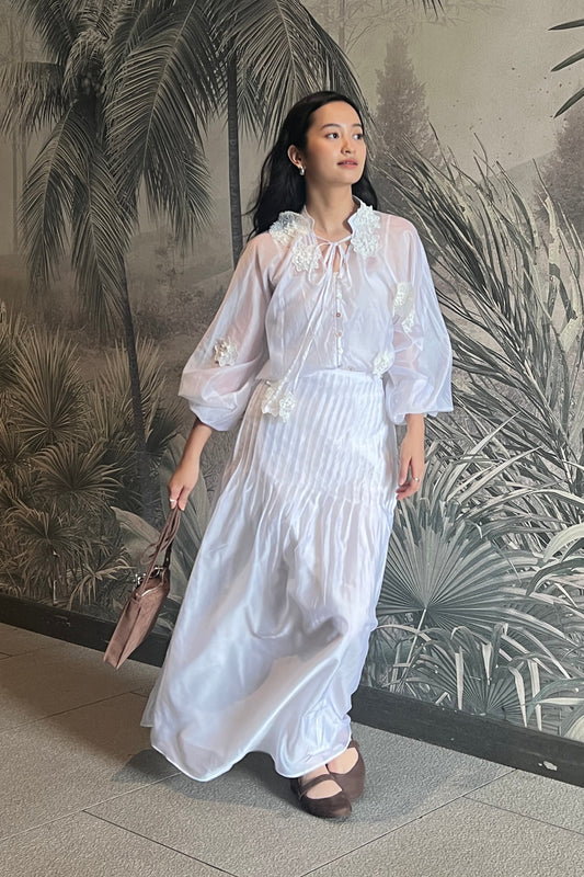 Malika Skirt Off White