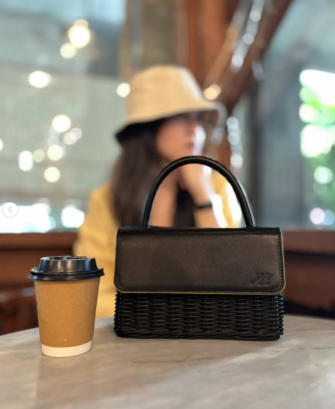 MARGIE BLACK ON BLACK YELLOW