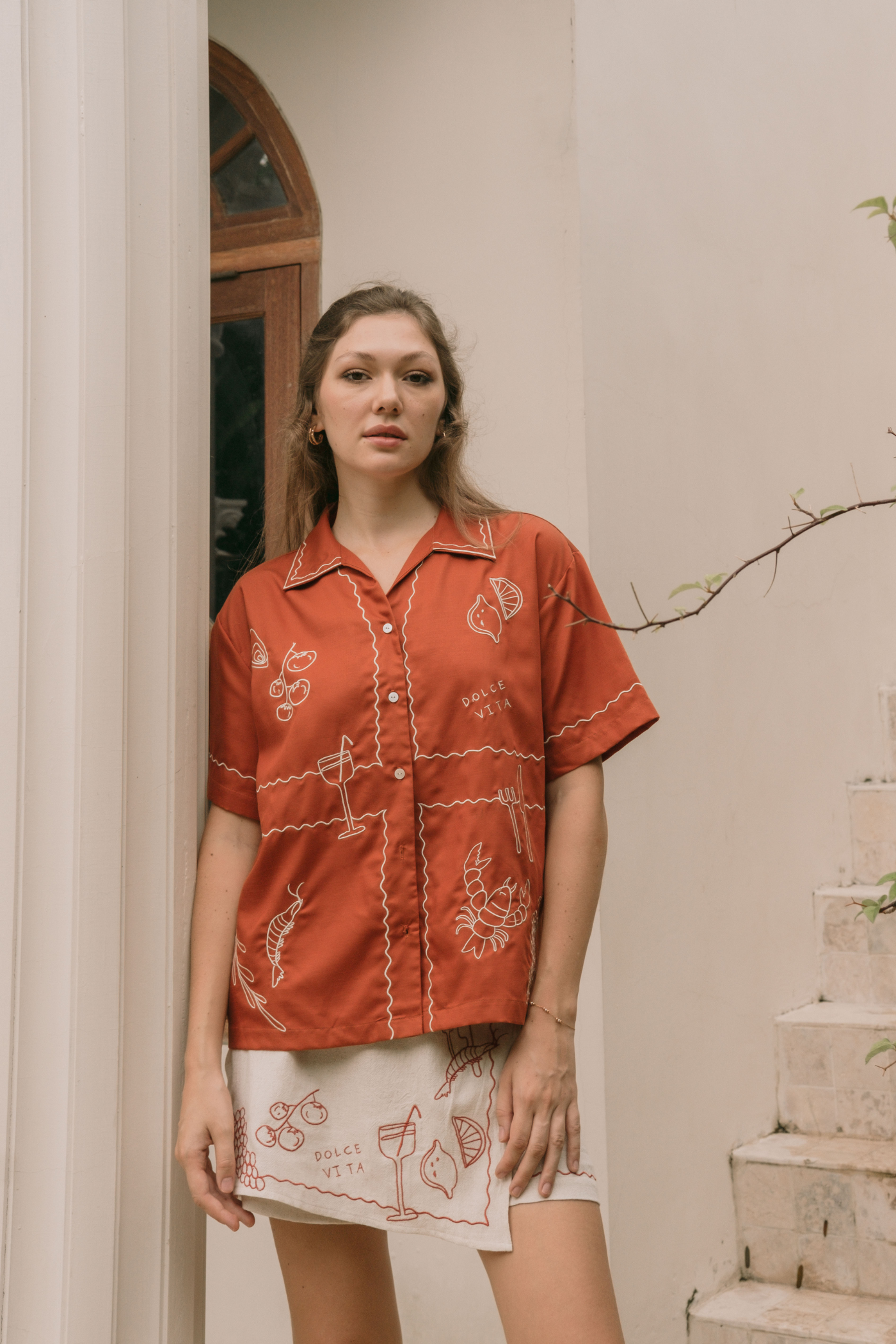 Michela Shirt Burnt Sienna