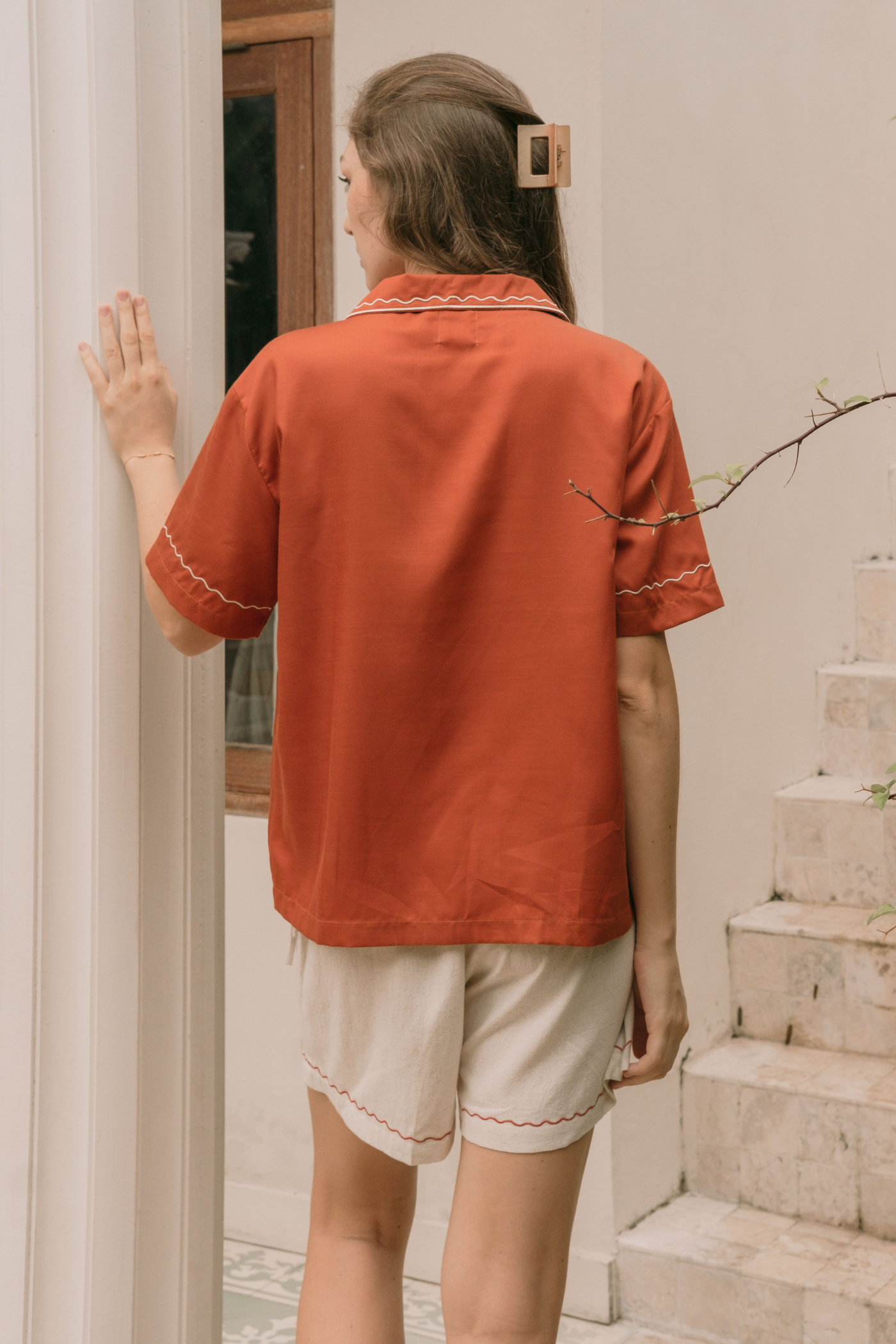 Michela Shirt Burnt Sienna