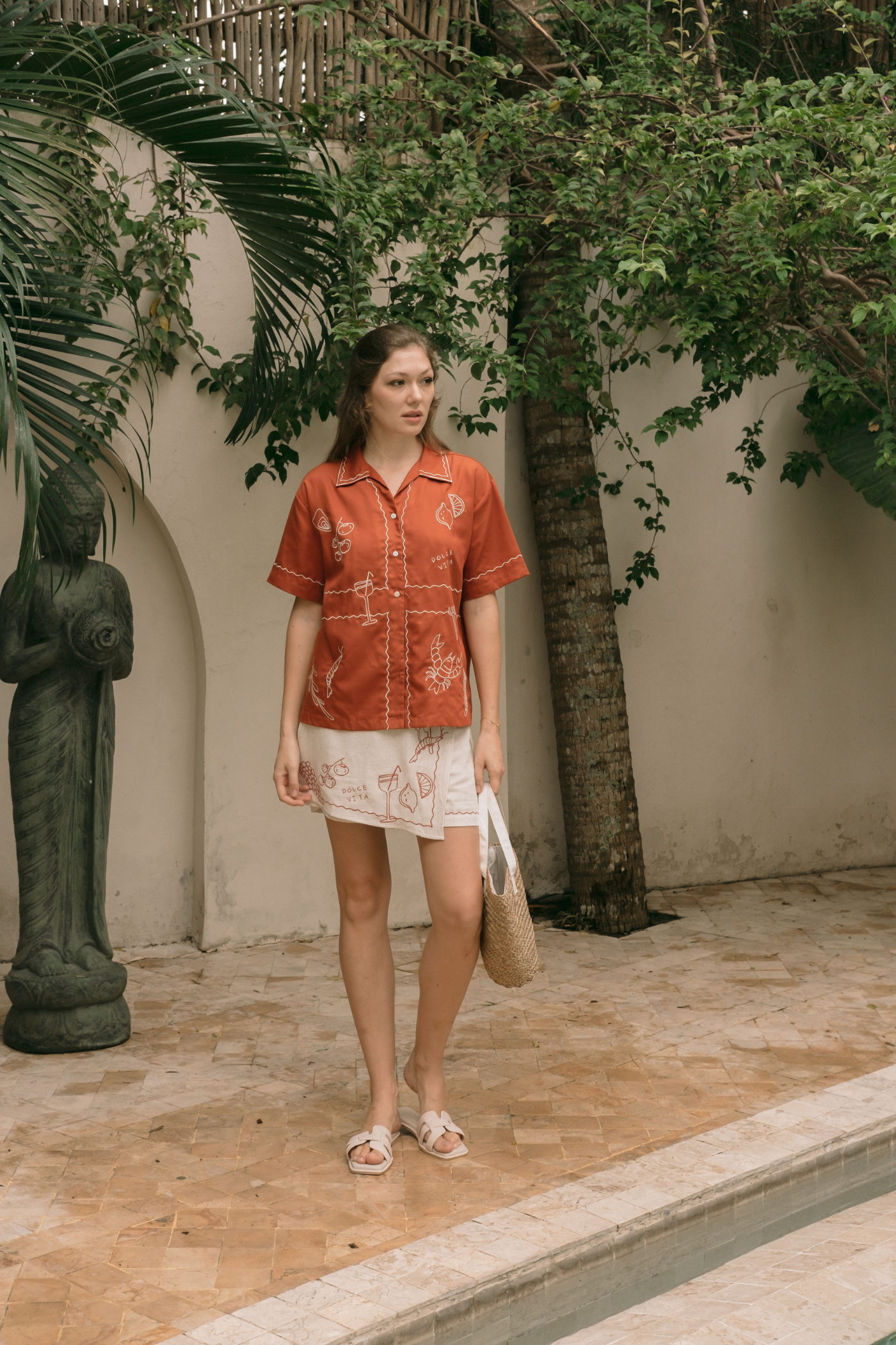 Michela Shirt Burnt Sienna