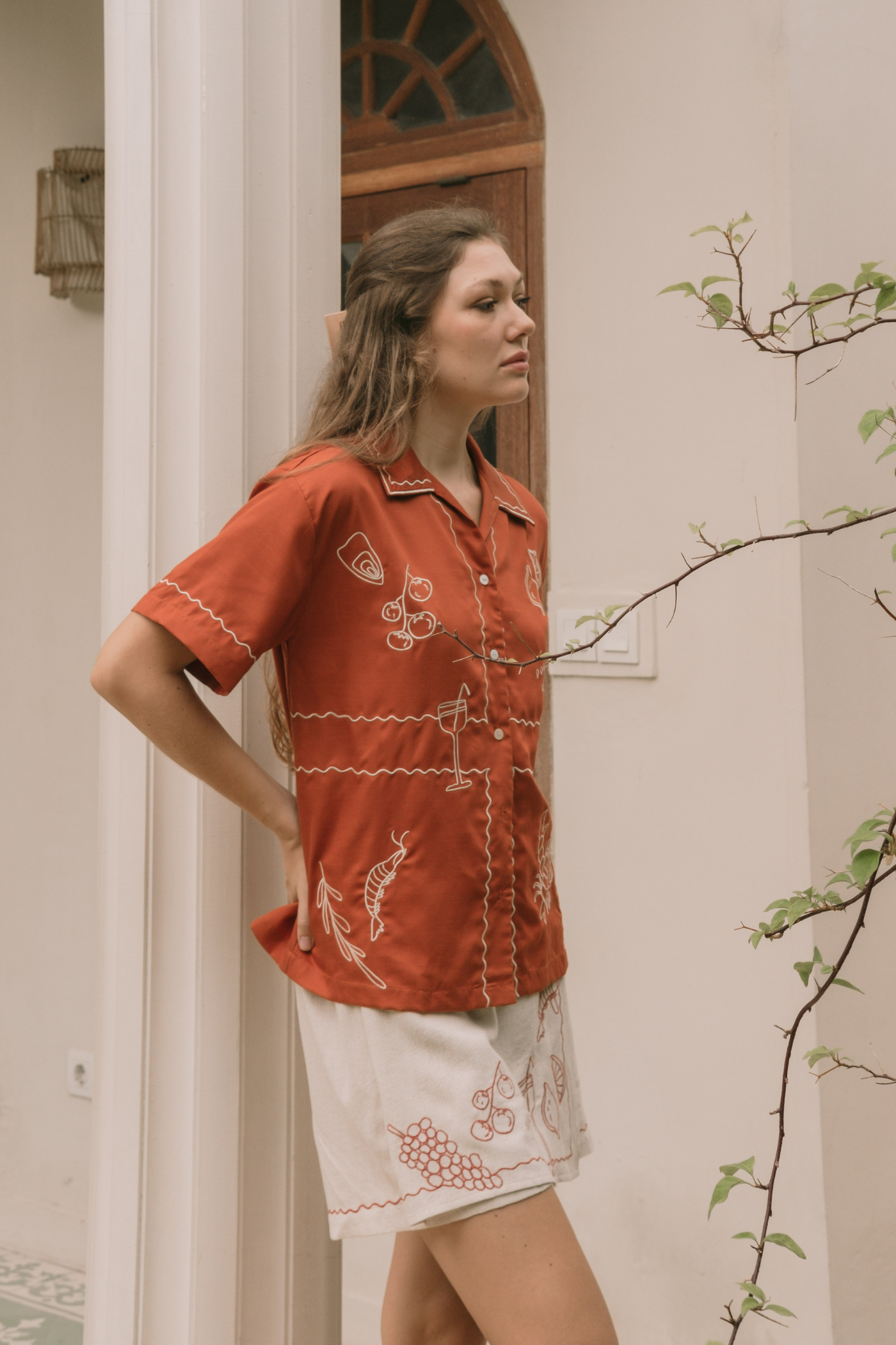 Michela Shirt Burnt Sienna