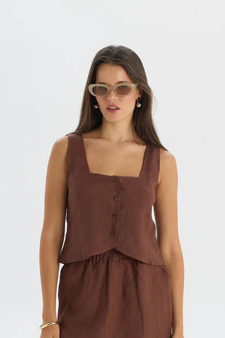 LISI TOP BROWN