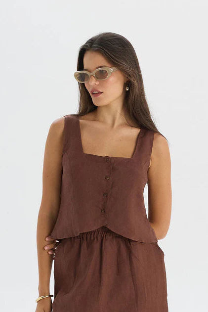 LISI TOP BROWN