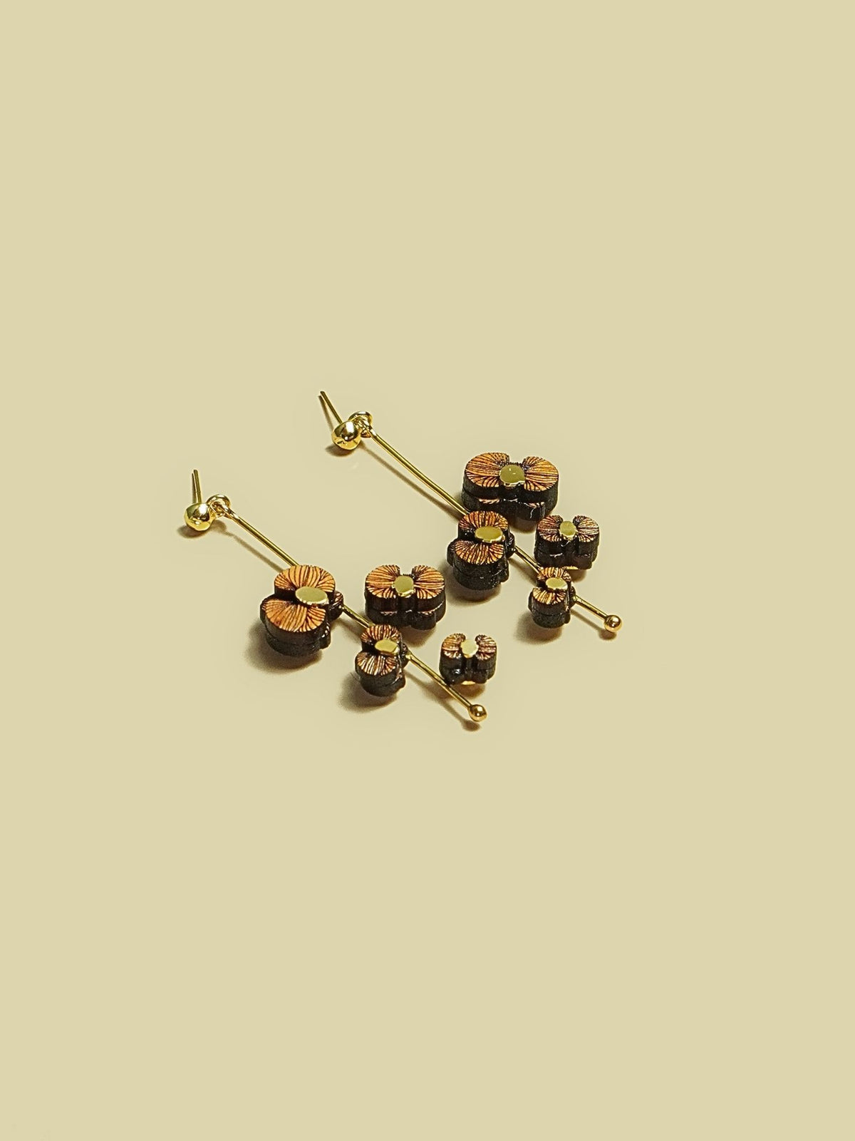 ORCHID DANGLE EARRINGS