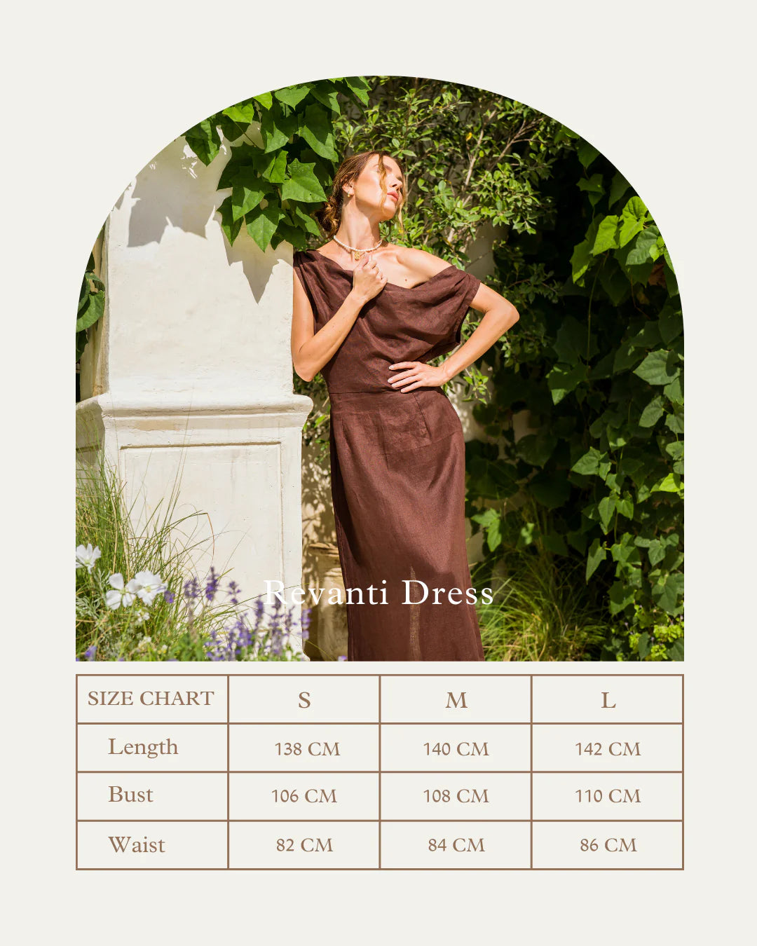 REVANTI DRESS - WALNUT
