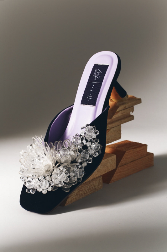 Blooming JARDIN Larissa Shoes in Azure