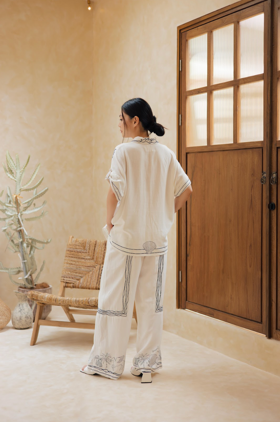 REESE PANTS OFF WHITE