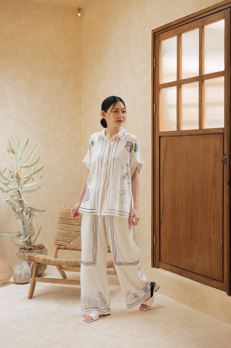 REESE PANTS OFF WHITE