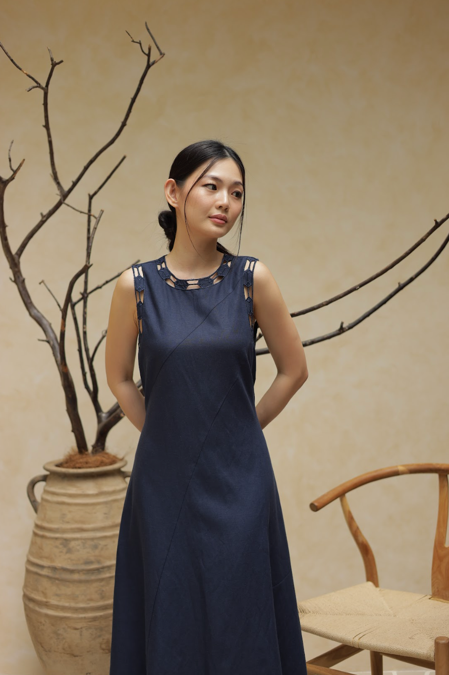 JENNA DRESS NAVY