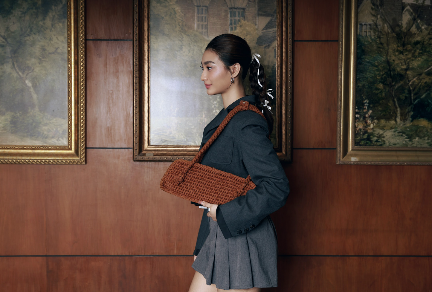 COLLECTION 08:00 - EARTH BROWN LONG PURSE (PRE-ORDER)