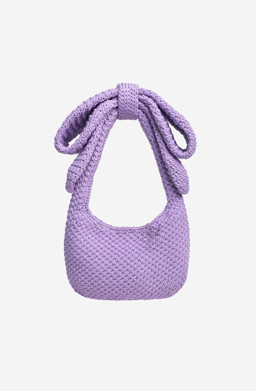 BOW TIE SHOULDER BAG TWILIGHT PURPLE (PRE-ORDER)
