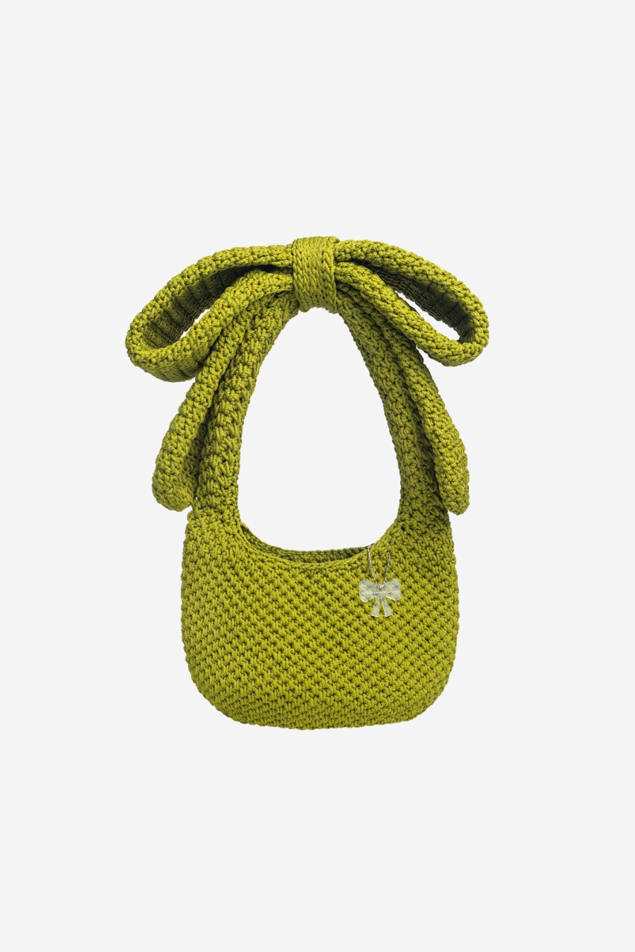BOW TIE SHOULDER BAG OLIVE GREEN (PRE-ORDER)