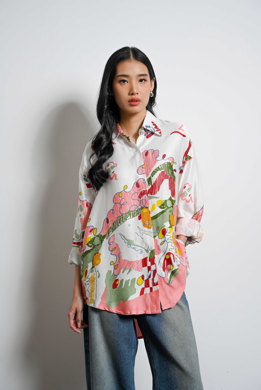 SEINE OVERSIZED SHIRT - THE HAVEN