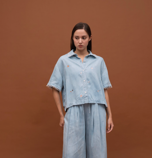 JUDITH SHIRT LIGHT DENIM BLUE