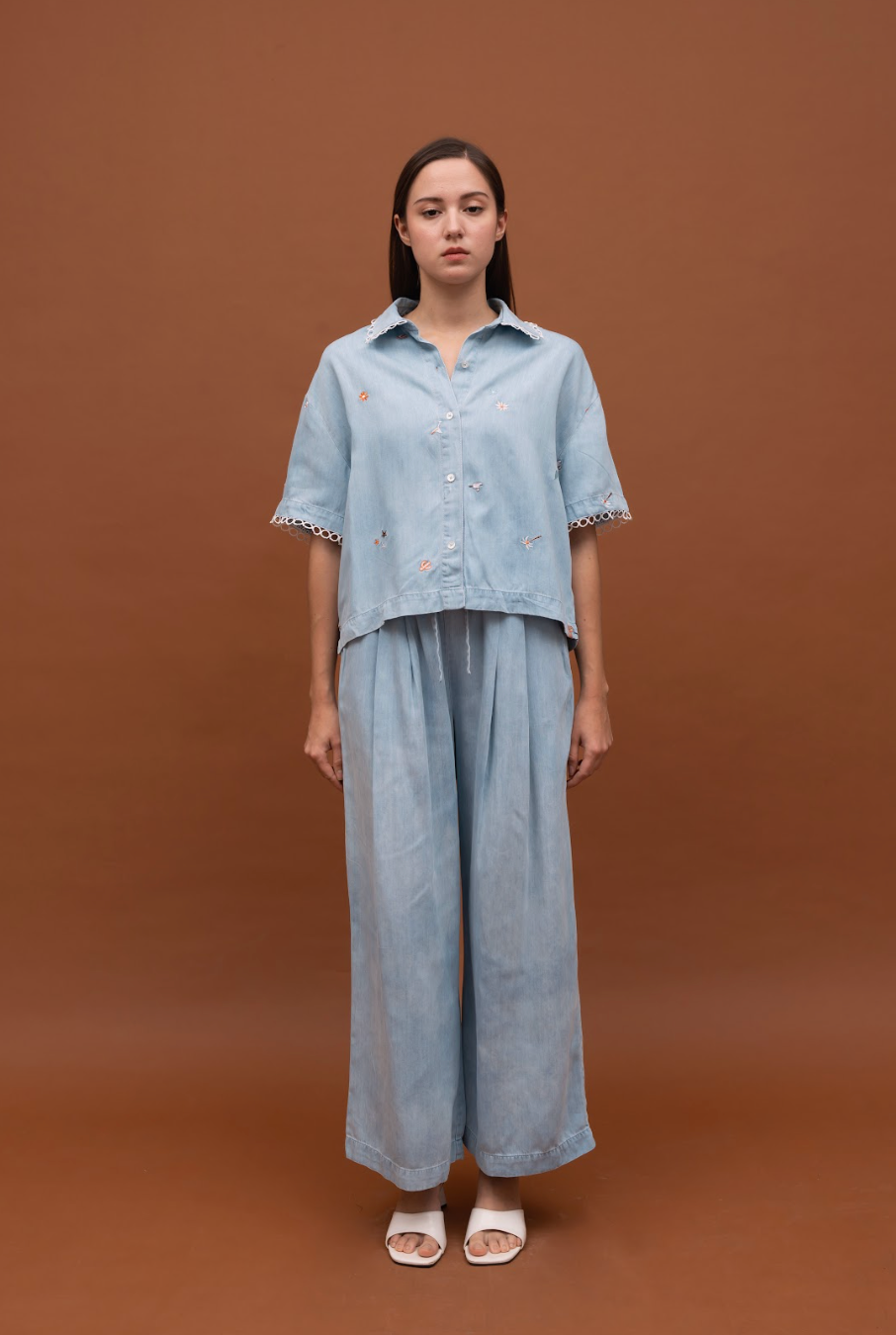 JUDITH SHIRT LIGHT DENIM BLUE