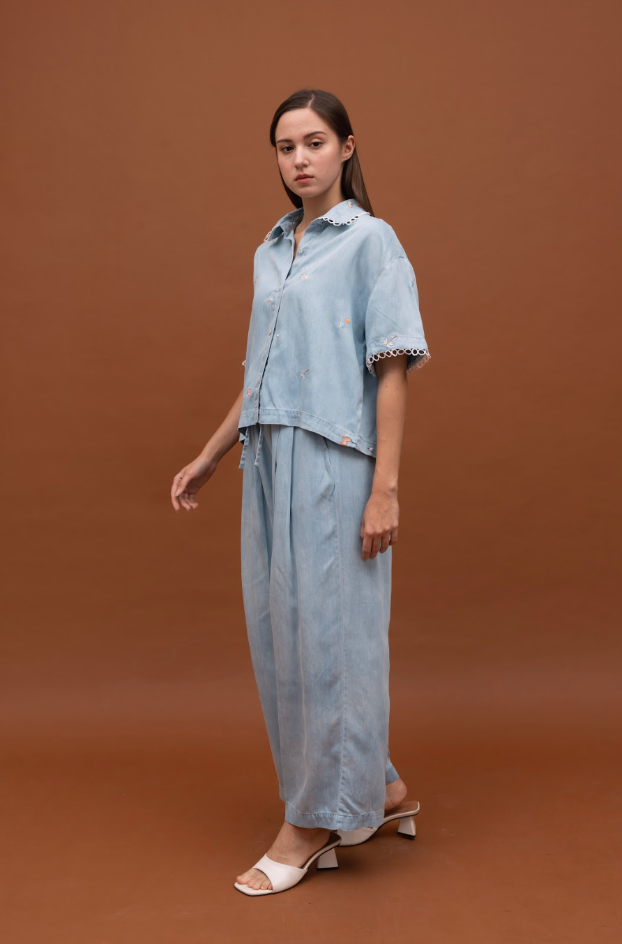 JUDITH SHIRT LIGHT DENIM BLUE