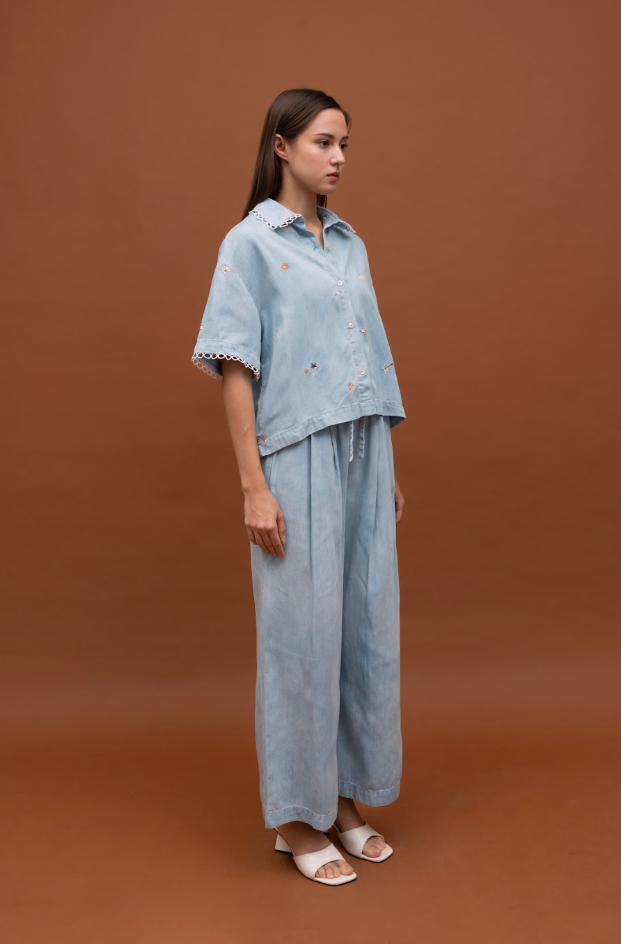 JUDITH SHIRT LIGHT DENIM BLUE