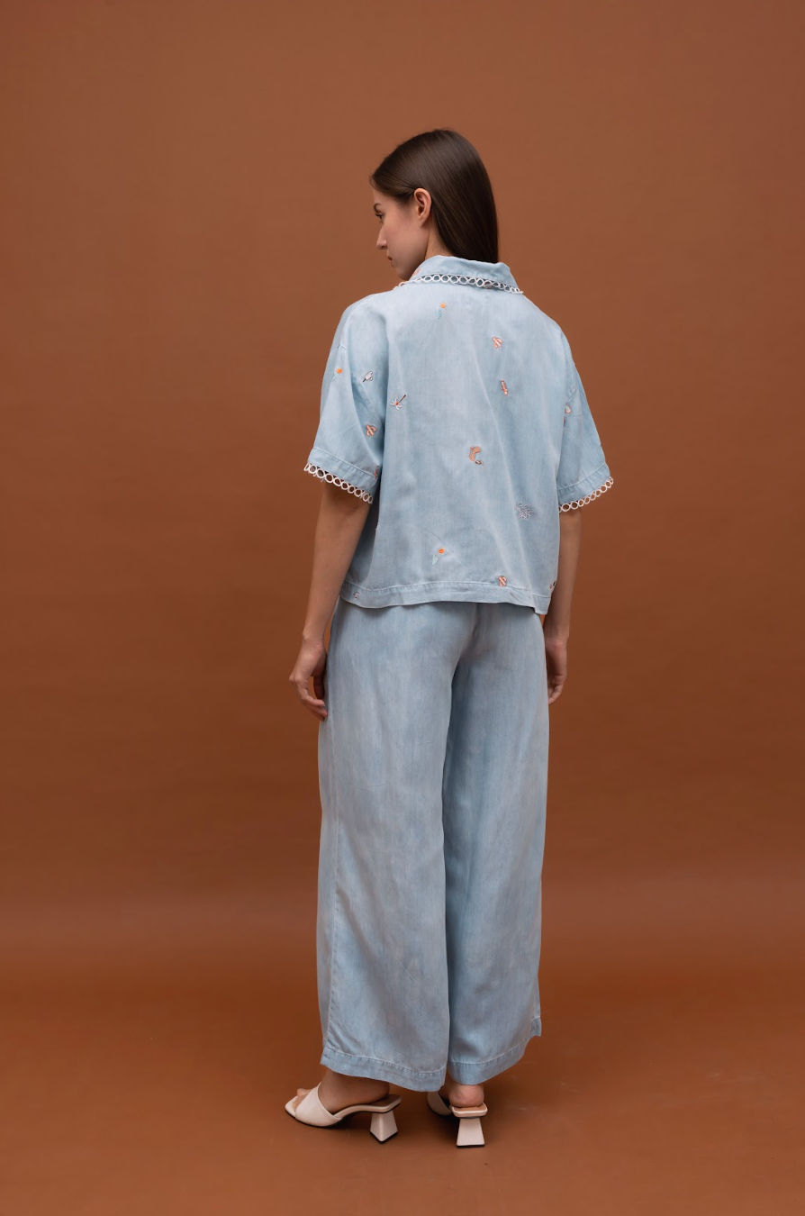 JUDITH SHIRT LIGHT DENIM BLUE