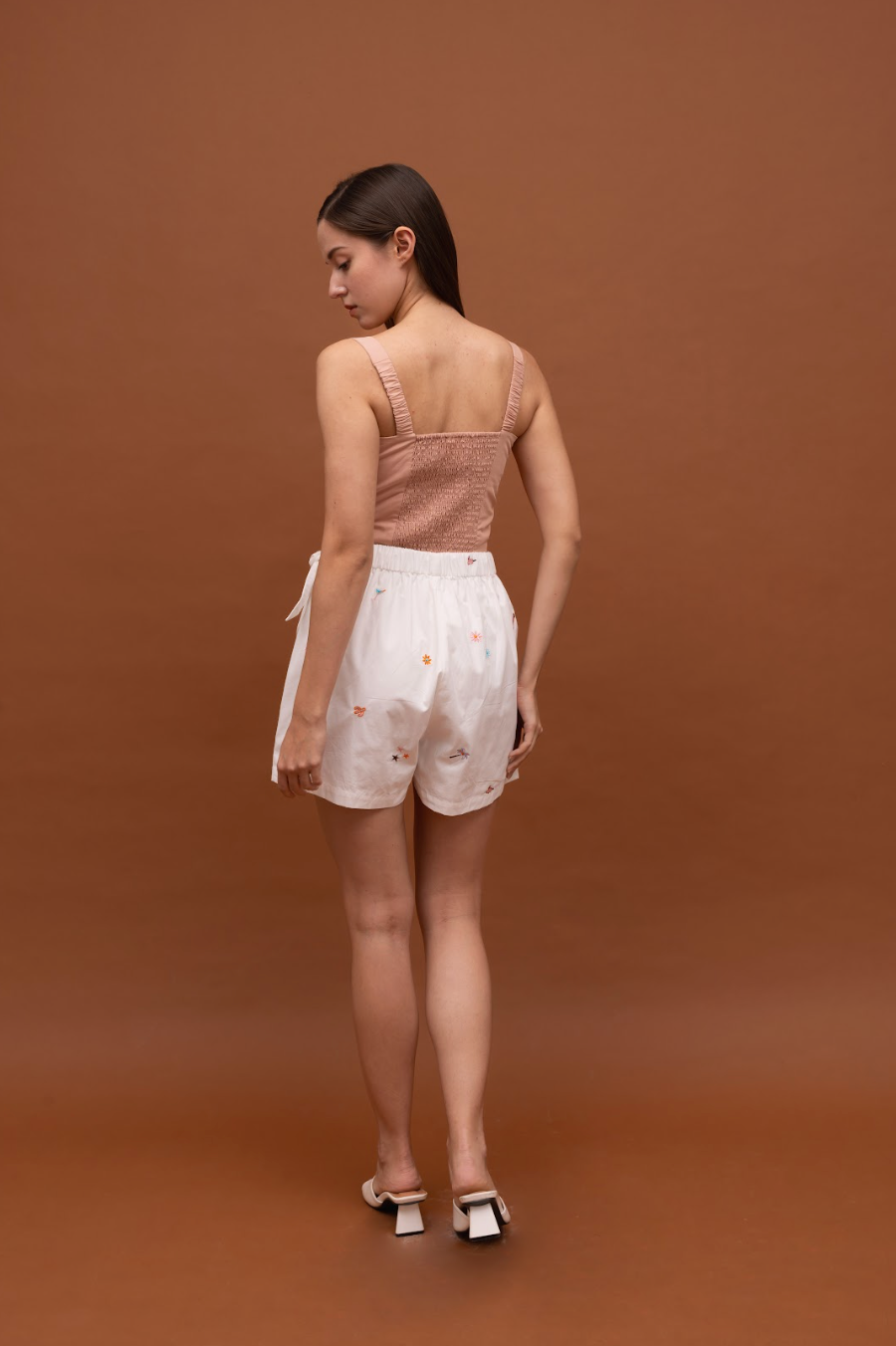 JUDITH SKORT OFF WHITE