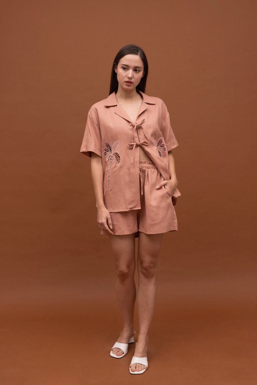 PALMIA SET CLAY ROSE