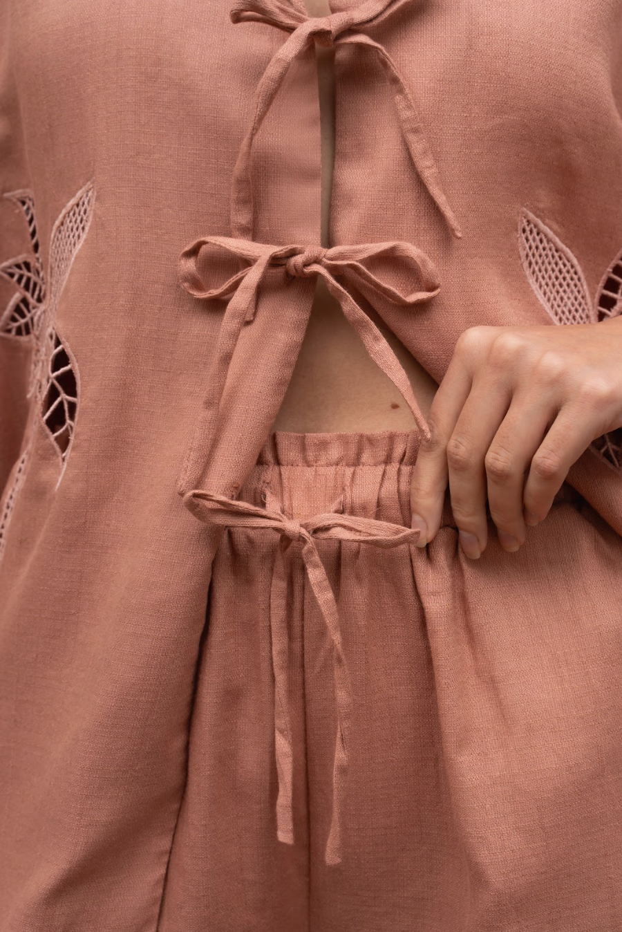 PALMIA SET CLAY ROSE