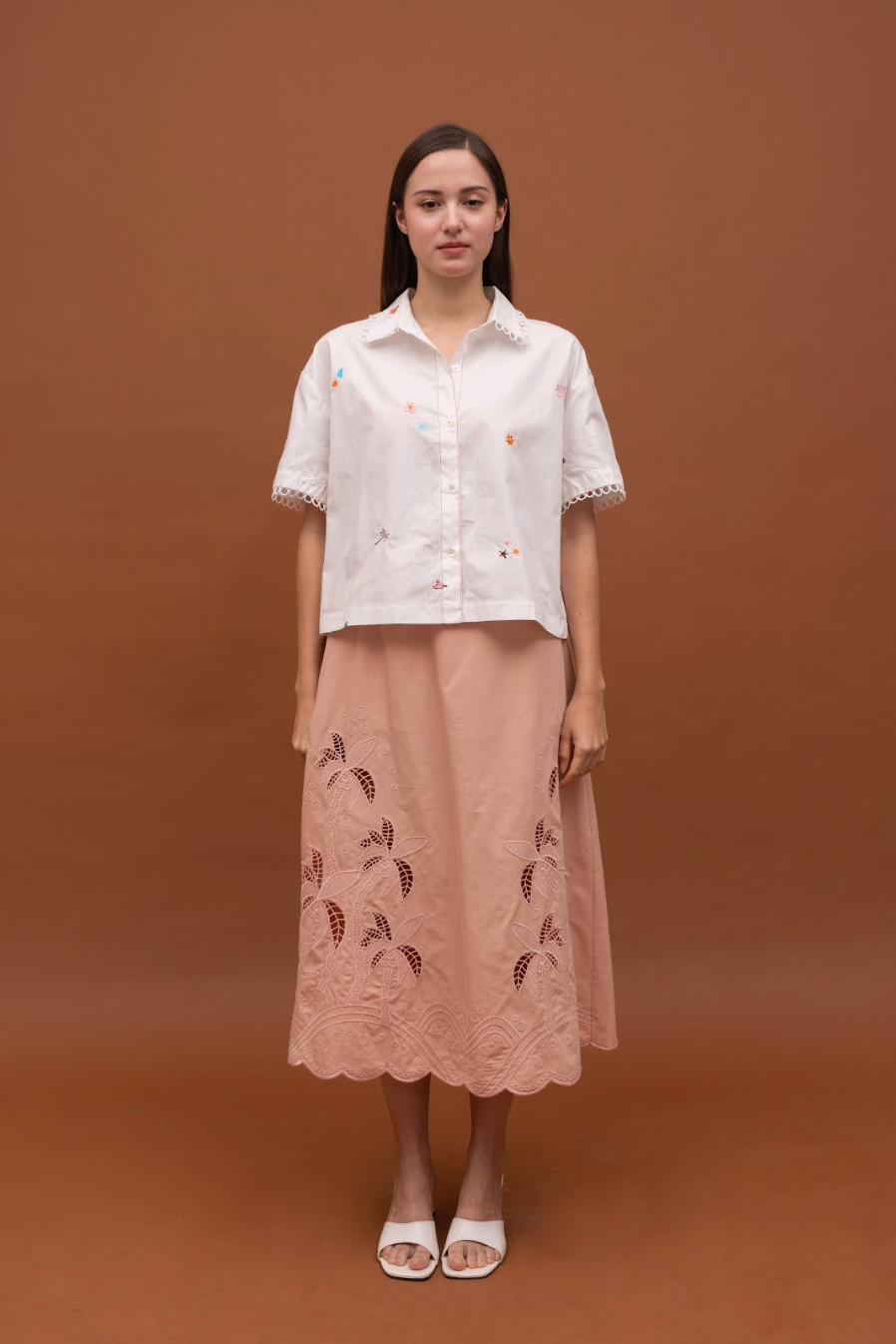 PALMIA SKIRT DUST ROSE