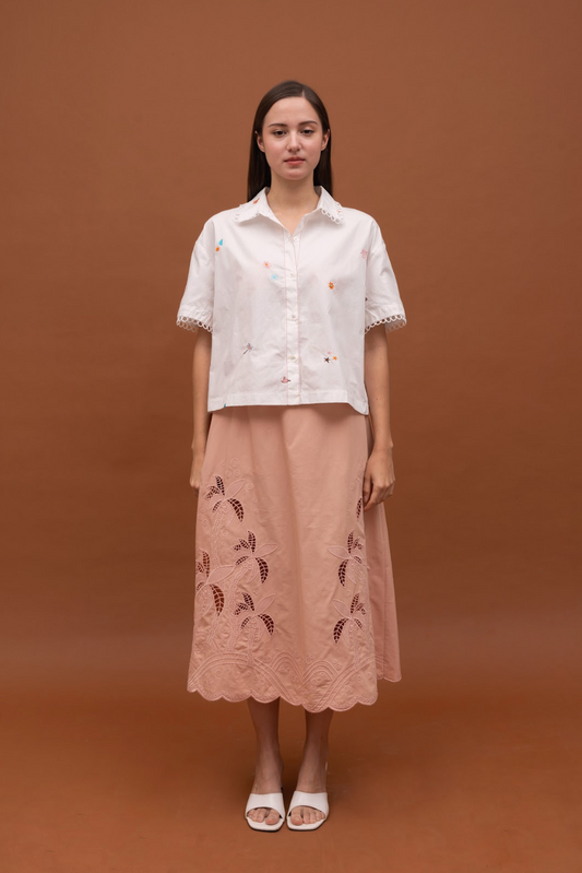 PALMIA SKIRT DUST ROSE