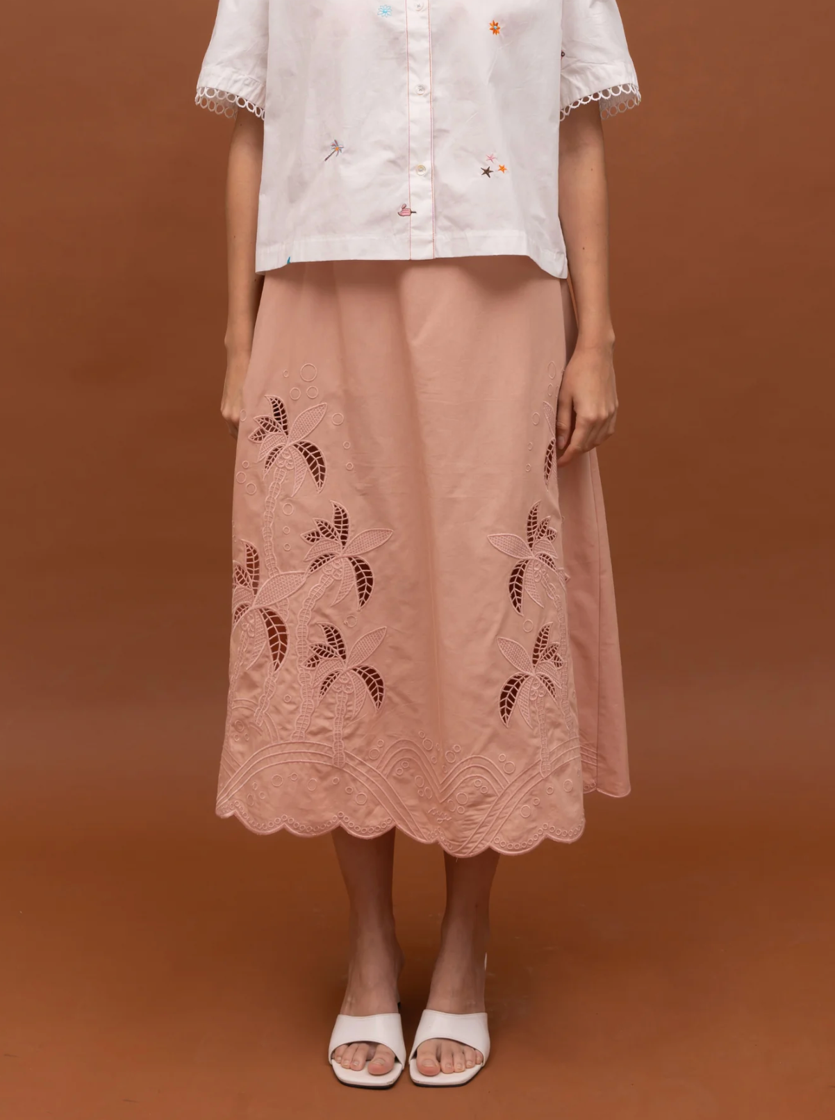 PALMIA SKIRT DUST ROSE