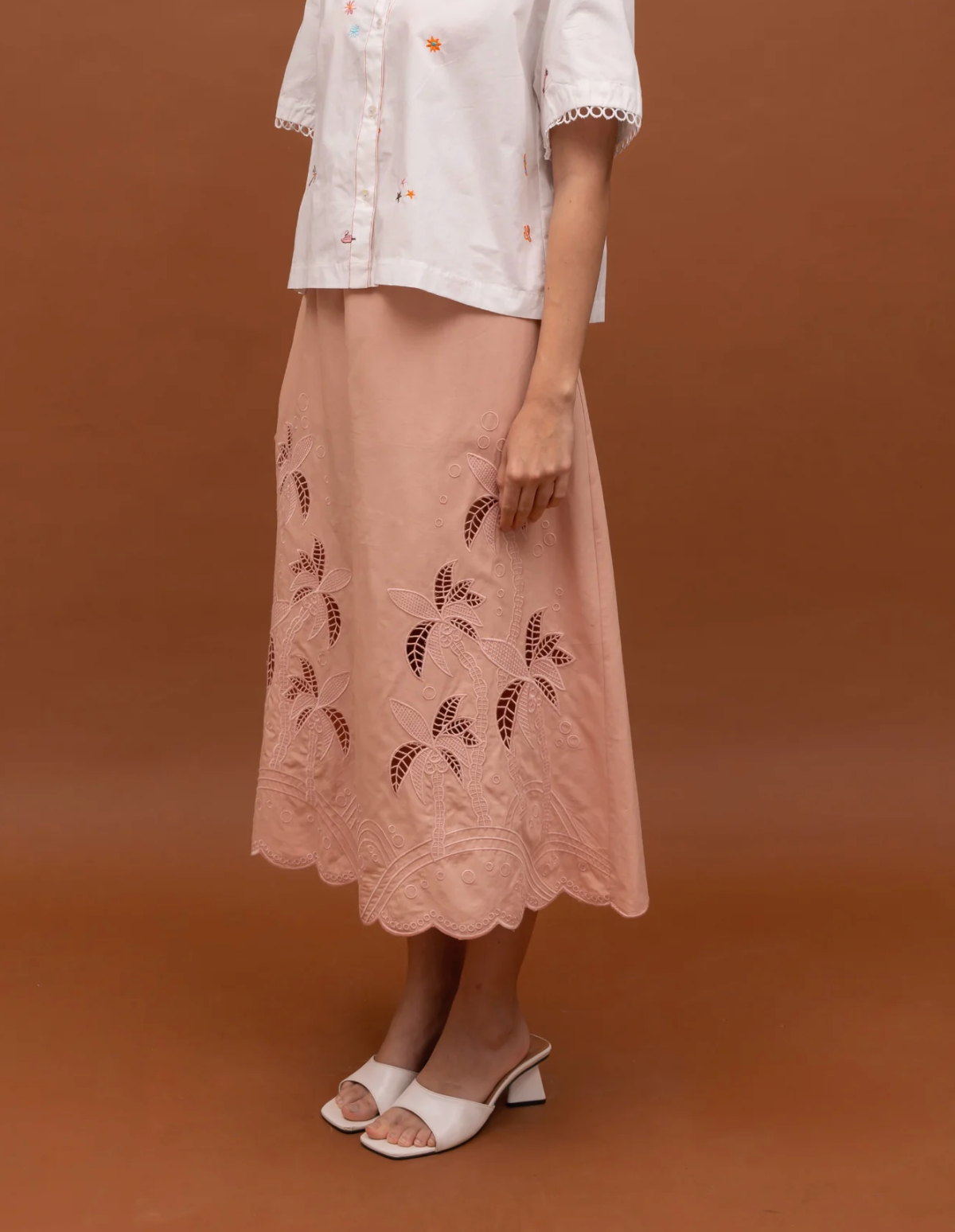 PALMIA SKIRT DUST ROSE