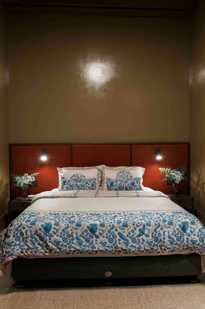 PURANA HOME DUVET COVER SET 260x30 BIRDS OF PARADISE - OFF WHITE