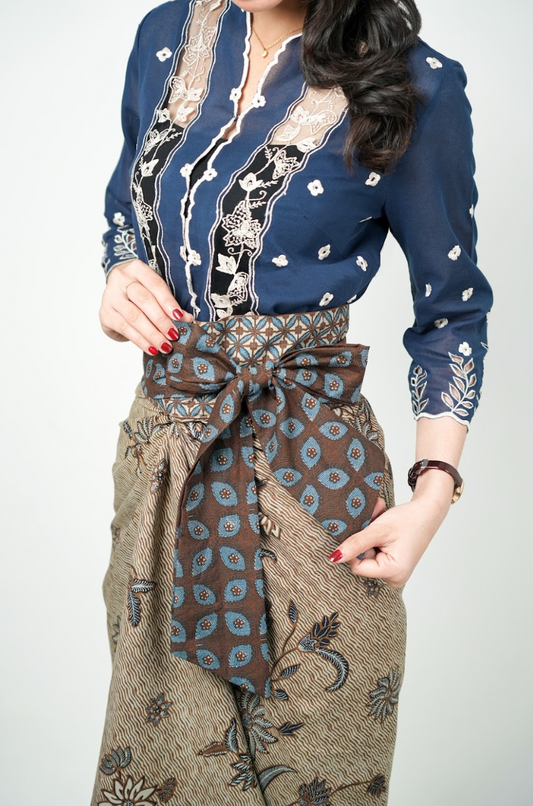 KIRANA BATIK LILIT SKIRT & OBI (ONE SET)