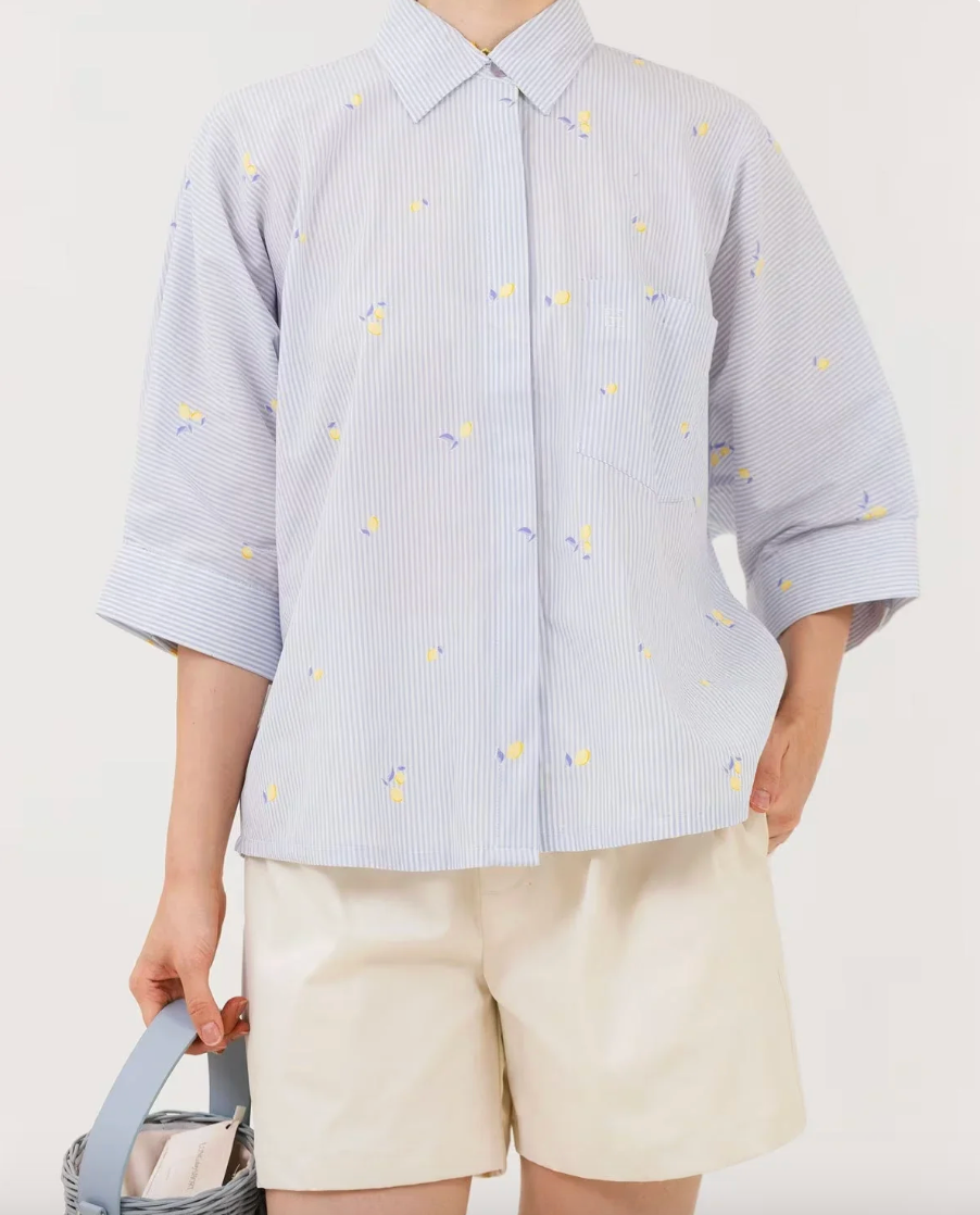 JARDIN SHIRT LEMON STRIPED