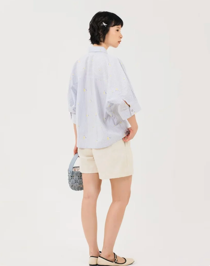 JARDIN SHIRT LEMON STRIPED