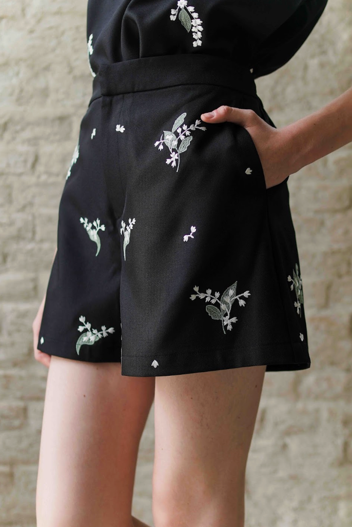 MALLORY EMBROIDERY PANTS