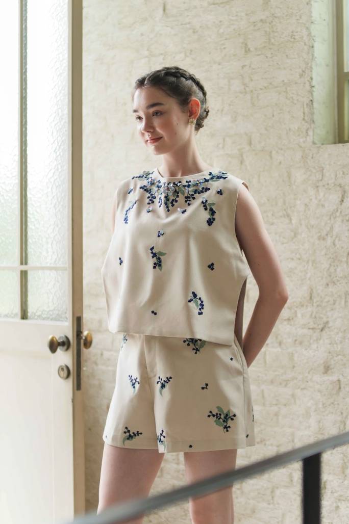 MALLORY EMBROIDERY PANTS