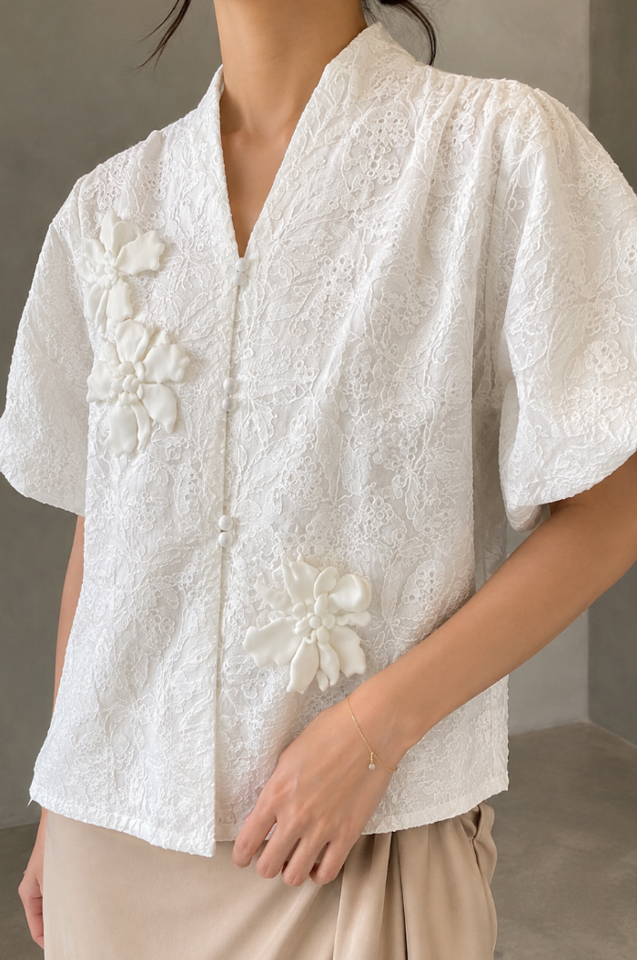ASHTA TOP FLEUR