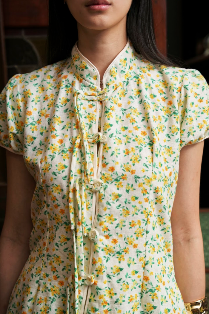 NONA FLOWER YELLOW TOP