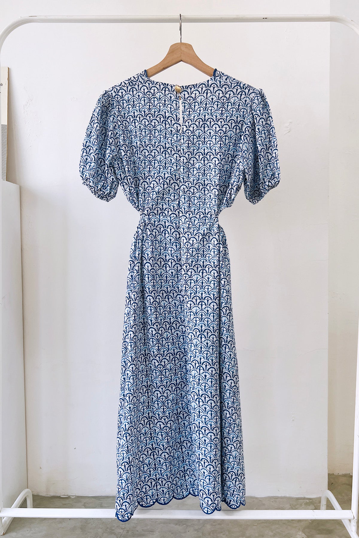 Shelly Dress Blue Porcelain