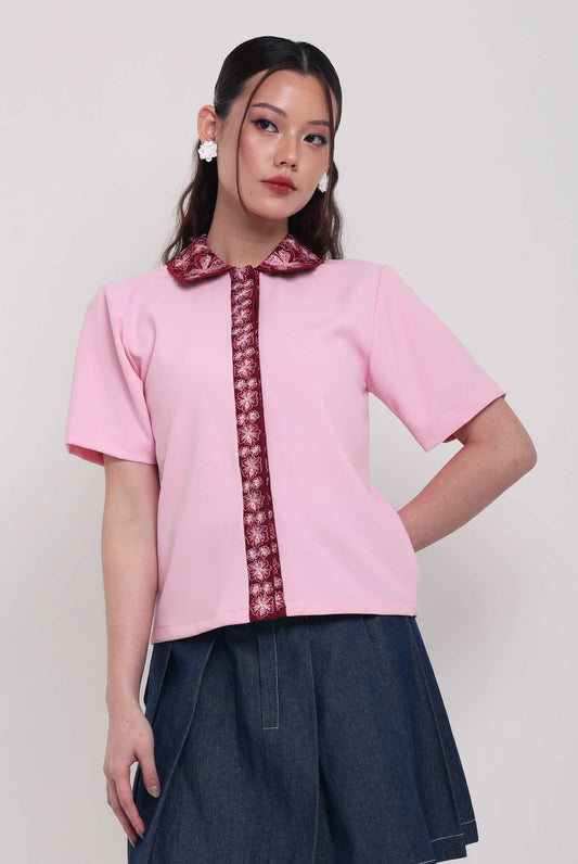 SUEDESON ROSETTE SHIRT