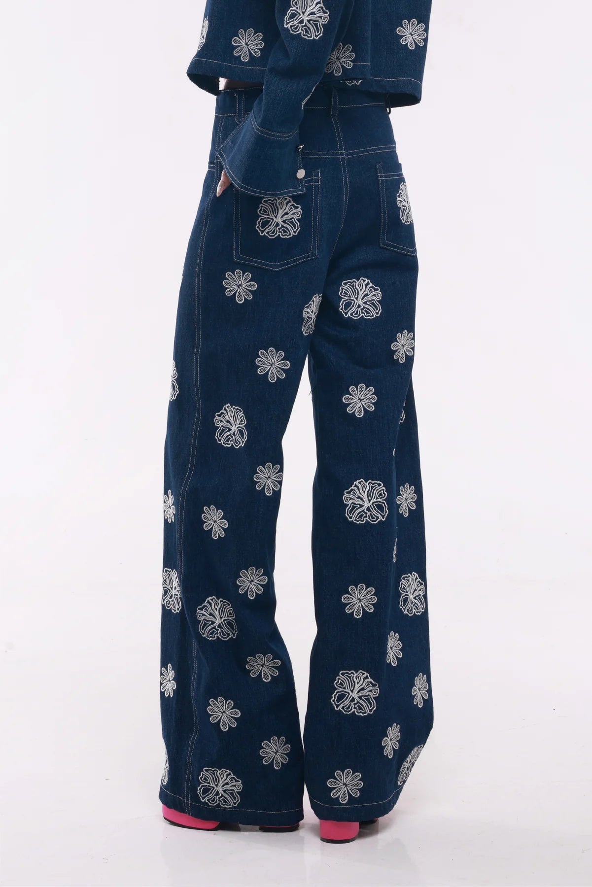 Suedeson Bleu Etoile Pants